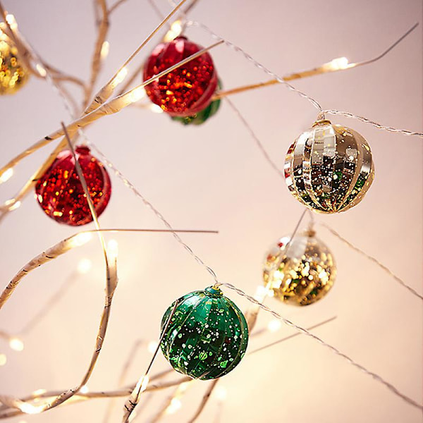 1,5 m Ball Lys Fairy String Lys Vanntette Stjerne Ball LED Lampe For Nyttår Tre Henge Dekor Ornament style-B