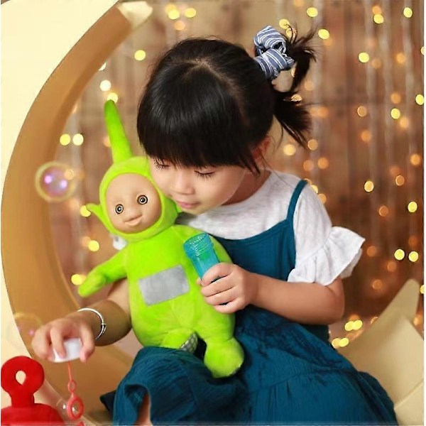 18/30/46cm Ægte Teletubby Børne Puslespil Plys Legetøjsdukke Kreativ Legetøj Mor Baby Høj Kvalitet Fødselsdagsgave Barn LGL Light Blue about 18cm