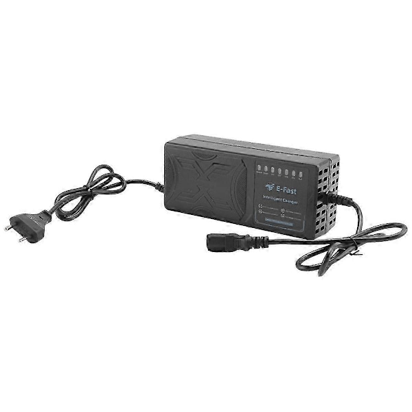 60V 20AH Elektrisk Køretøjsoplader 7 Lys Display Strømdisplay Strømlækagebeskyttelse/Fuld Pul LGL black