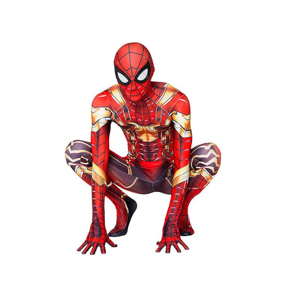 Golden Iron Spider-man Tights set aikuisten lasten Halloween-asuihin 180CM