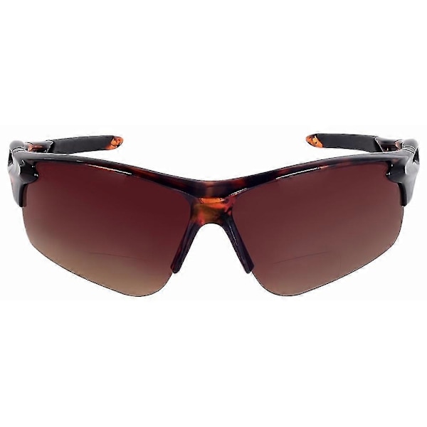 The Athlete Polariserede Letvægts Sport Wrap Bifokale Solbriller LGL Tortoise