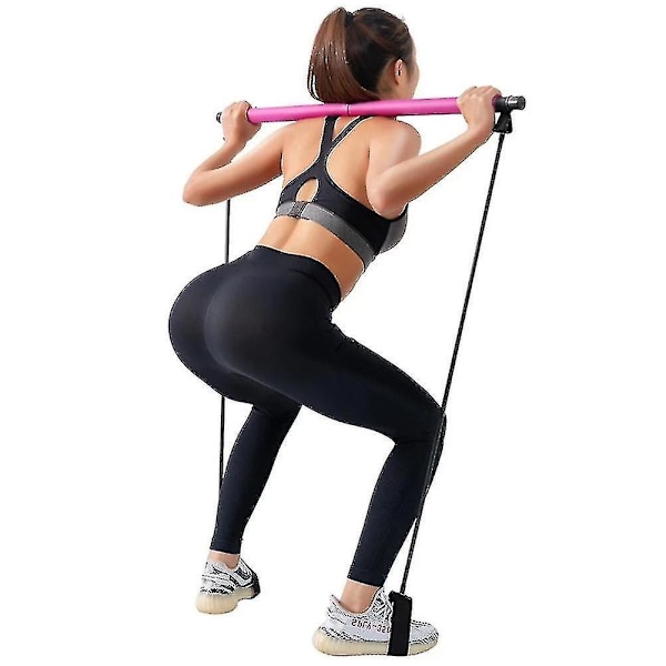 Pilates maskiner pilates træningsstang pink LGL