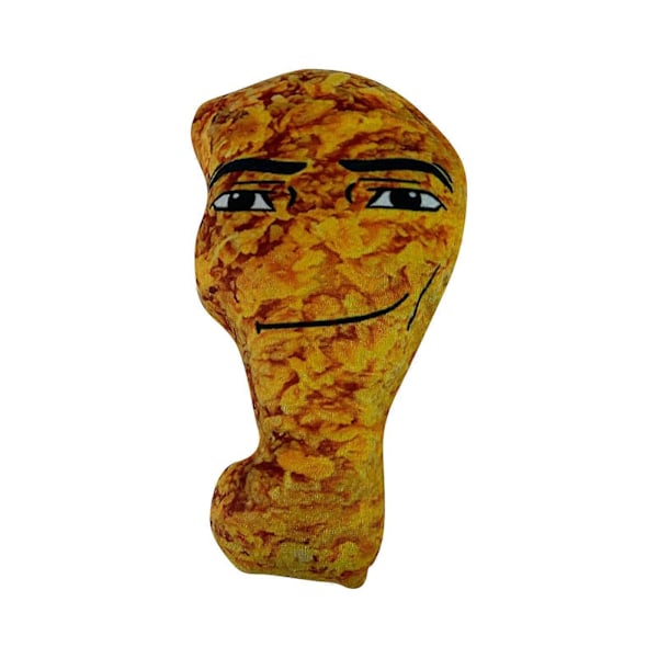 Kycklingnugget Meme Plyschleksaker Rolig Stor Block Plyschkudde Söta Nuggets Gosedjur LGL B