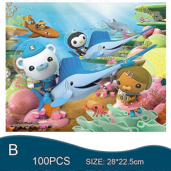Pussel Octonauts, Vegimals, 48/100 Bitar/parti, För Barn (LGL) B