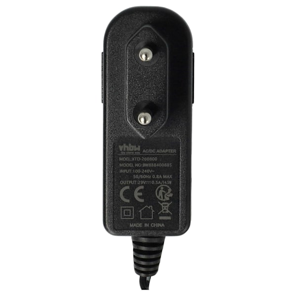 Lader kompatibel med Philips SpeedPro FC6727/01, FC6726/01, FC6728/01, FC6725/01, FC6724/01 håndstøvsuger, batteristøvsuger LGL Black 1