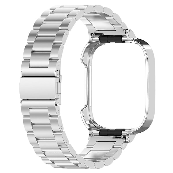 Smartklokkebånd Metallklokkearmbånd Rustfritt Stål Armbånd For Redmi Watch 3  (LGL) Black