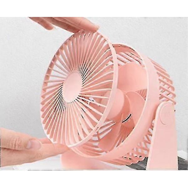 Mini Ing Fan Aroma Diffuser USB Bordventilator med 360° Justerbar LGL