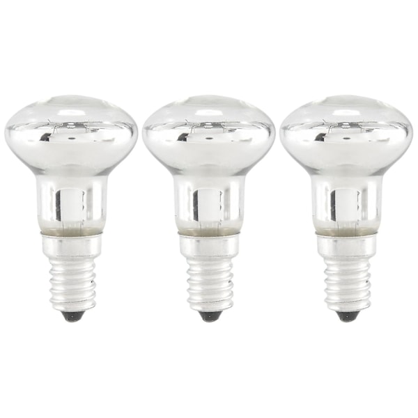 Udskiftning Lava Lampe E14 R39 30w Skrue I Pære Klar Reflektor Spot Lys Lava Glødelampe 3pcs Transparent