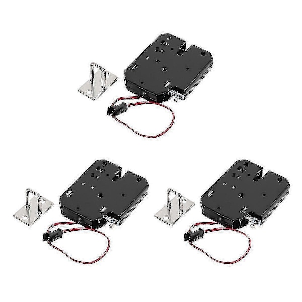 3x 12v 2a Elektrisk Magnetlås 150kg/330lb Fejlsikker Holdekraft Elektromagnetisk Dørkontrol S LGL