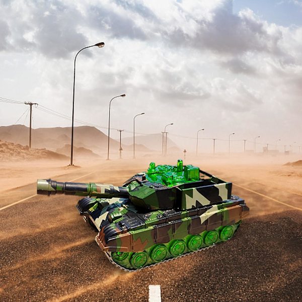 Elektrisk børnetank, lys- og lydeffekter, manuel tårn, universel tank, legetøjstank [GL] B