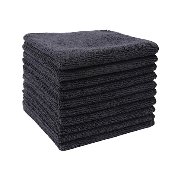 7 kpl Mikrokuituinen Puhdistusliina Puhdistuspyyhe Monitoiminen Tiskirätti Mikrokuitupyyhkeet Keittiöön Astioille Autolle Kotiin Toimistoon LGL Black 30cmx30cm