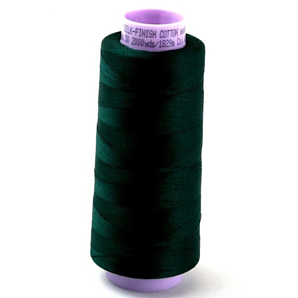 No 50 Silkefinish Quilting Tråd 757 Evergreen - 1829 Meter - hver