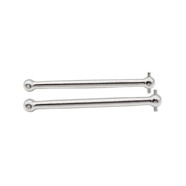 2x 1/12 mittakaavan RC-koiranluu voimansiirtoakseli, metallinen CVD-vetoakseli Wltoys 124008 -autoon (LGL)