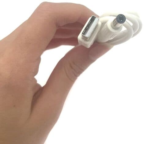 1m USB til 5V DC strømkabel, 5.5 x 2.5mm DC erstatningsladekabel (LGL)