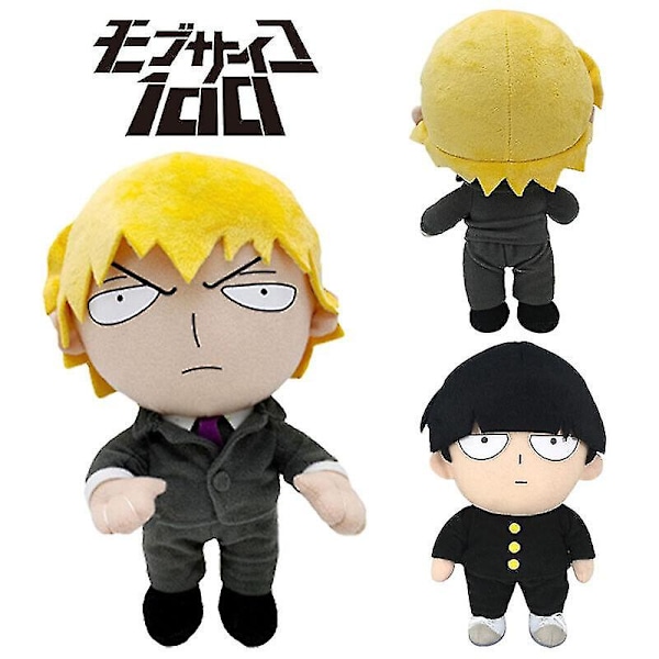 Mob Psycho 100 Reigen Arataka Plys Legetøj Dukke Børn Jule Fødselsdag Gave Samleobjekt [GGL] Yellow