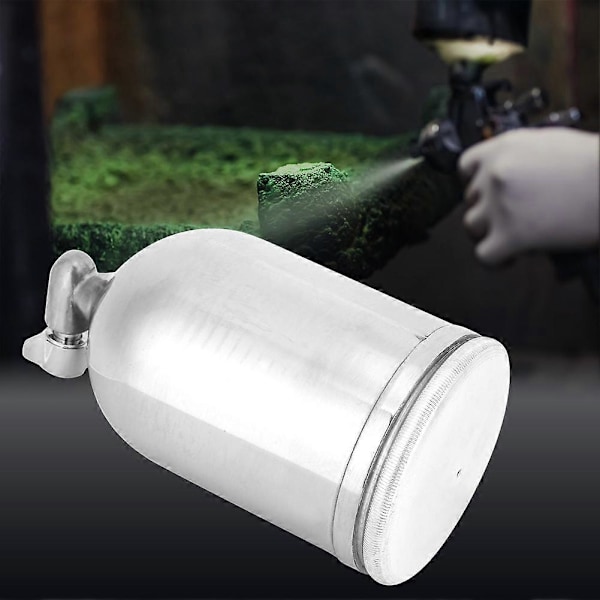 Sprutpistol Färgbehållare Färgkopp för W71 Pneumatisk Färgspruta (400ml Gravity) LGL