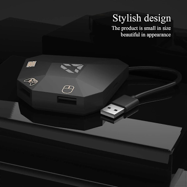 Hiiri/näppäimistöadapteri Nintendo Switch, PS4, Xbox One/360, PS3 LGL Black