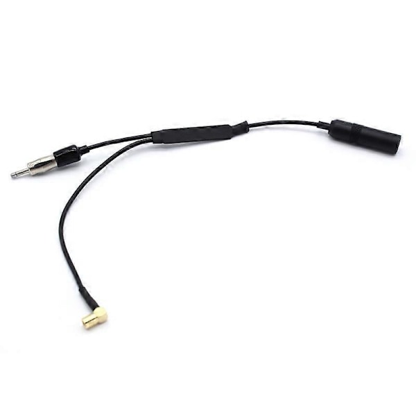 DAB + Antenne Splitter Adapter Bilradio Adapter Erstatning for JVC Kenwood Sony Alpine Pioneer (LGL)