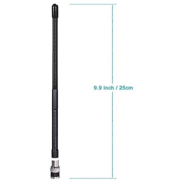 CB Antenne 27MHz Blød Pisk Magnetisk Base BNC PL259 Stik CB Antenne til Cobra Max (LGL)