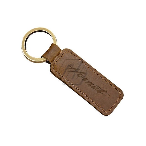 Motorcykel Nøglering Kohud Nøglering Passer til Honda Hornet Nøgle CB1000R CB250F CB600F CB900 etc LGL Brown