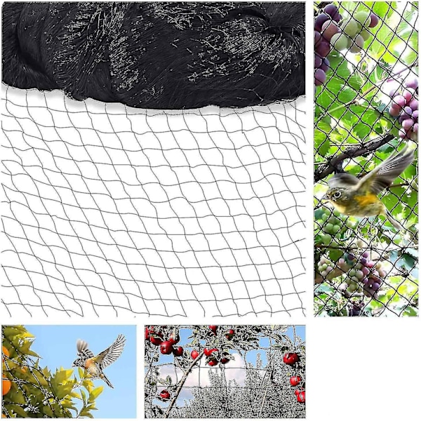 15m x 15m Fuglebeskyttelsesnet Fuglenet Plante Net Damnet Havenet Til Have, 5 X 5 Cm Store Huller