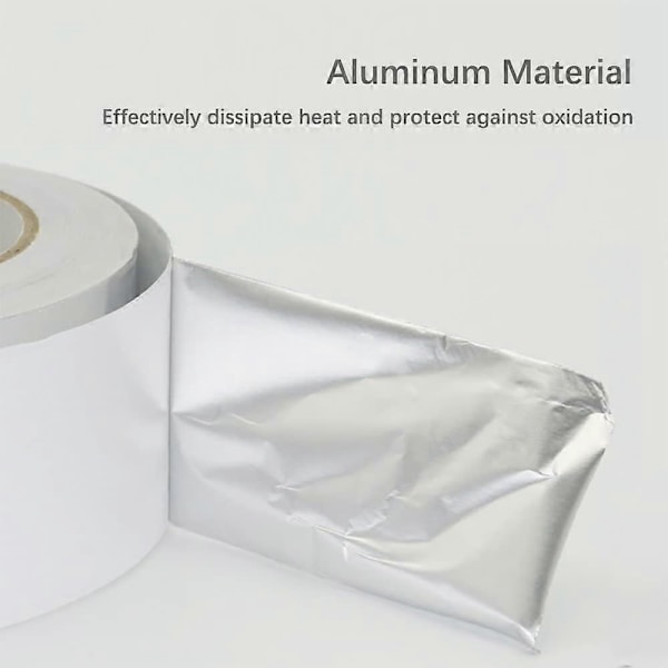 Aluminiumtejp Tätningstejp, 50m x 50mm, Silverfärg (LGL)