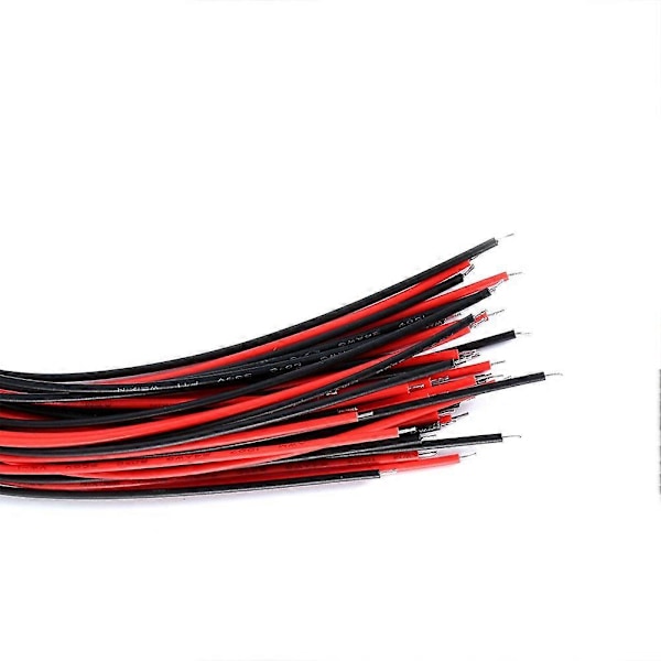 Pakke (20 pærer) 5 mm 12V DC Hvid LED Præ-kablet Rund Top Pære Lampe Til DIY Bil Båd Legetøj Dele (LGL)