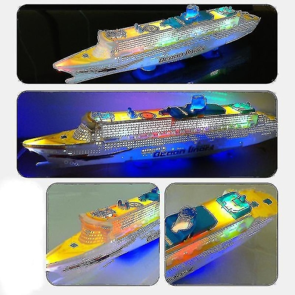 Belysning Musik Krydstogtsskib Generelt Legetøjsbåd Model Elektrisk legetøj Børnelegetøjsbåd[GL]