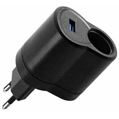 Bil cigarettænderadapter, bilstrømadapter, AC til DC strømomformer, 220V til 12V biloplader, lysnetoplader (LGL)