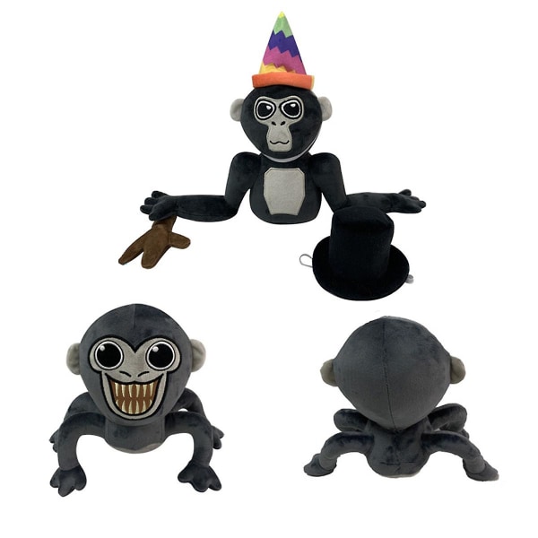 Gorilla Tag Monke Plys Legetøj Spil Perifer Dukke Chimpanse Abe Udstoppet Dyr Dukke Gave B