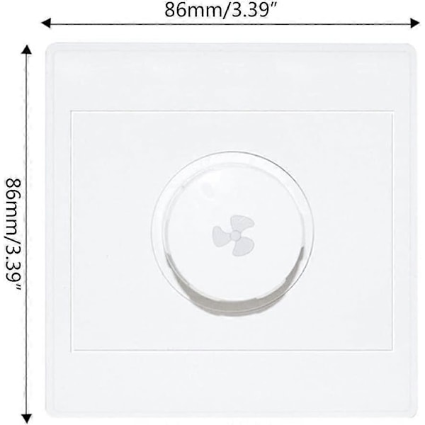 86 Typ Takfläkt Justering Steglös Hastighetsregulator Väggströmbrytare 220V 10A för 15-300W Dimmer (LGL)