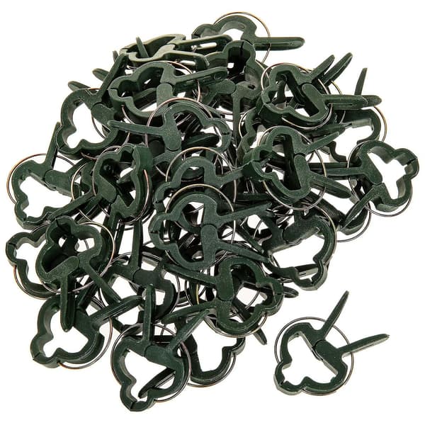 Växtclips 40 X Växtklämmor Stöd för klätterväxter Växtklämmor Binder Clips (LGL)