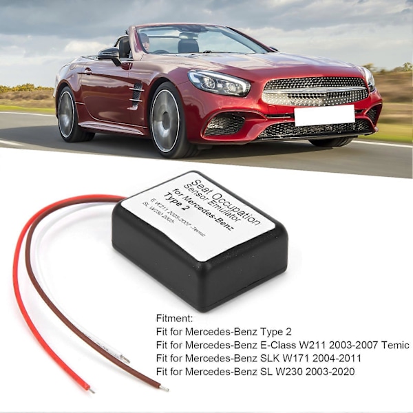 Emulator för automatisk sätesbeläggningssensor Passar MercedesBenz Typ 2 / E-Klass W211 LGL style511