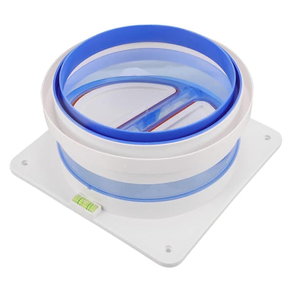 Ventilationsrör Backventil Luftutsläpp Enkel Design 1Set (LGL) White 19.00X19.00X9.50CM