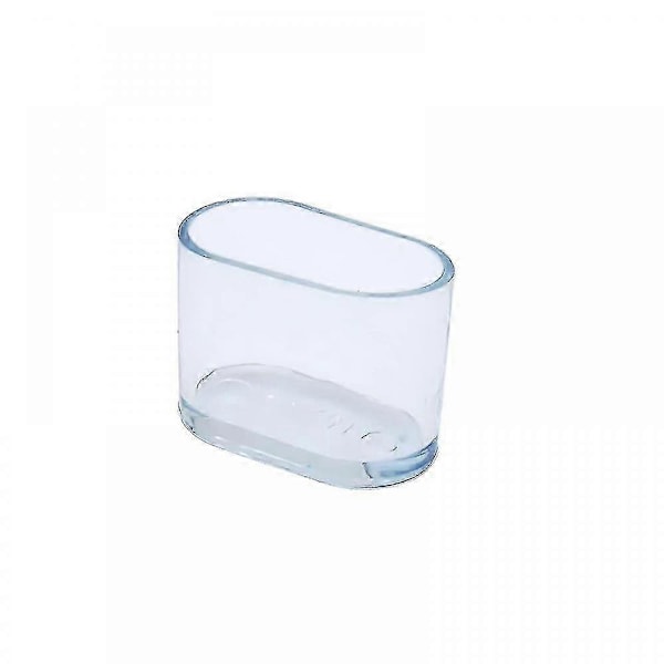 16 st Ovala Stolsbensskydd Flexibla PVC Stolsbensgolvskydd Transparenta Möbelbensskydd (LGL)