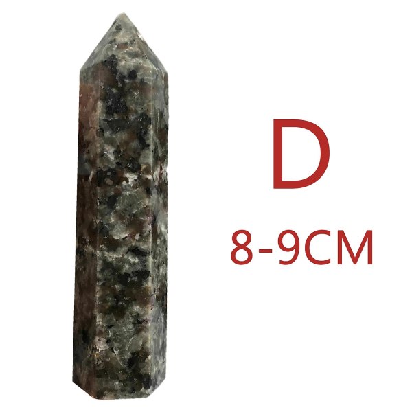 A++ Naturlig Yooperlite Kvarts Obelisk Krystallpunktstav Reiki Healing 4-10cm