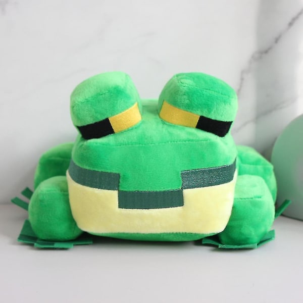 Minecraft Groda Kudde Gosedjur Dockor Plyschleksaker för Barn Pojkar Flickor Green
