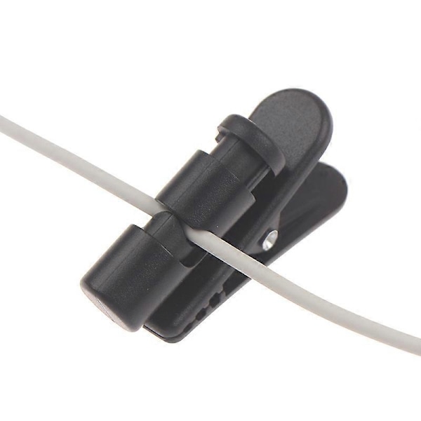 2/5 stk. Kabelklemme Ledningsklemme Krage Headset Klemme Krage Klips Roterende Klemmer Hodetelefonkabel Klips Øretelefon Vinder Tilbehør (LGL)