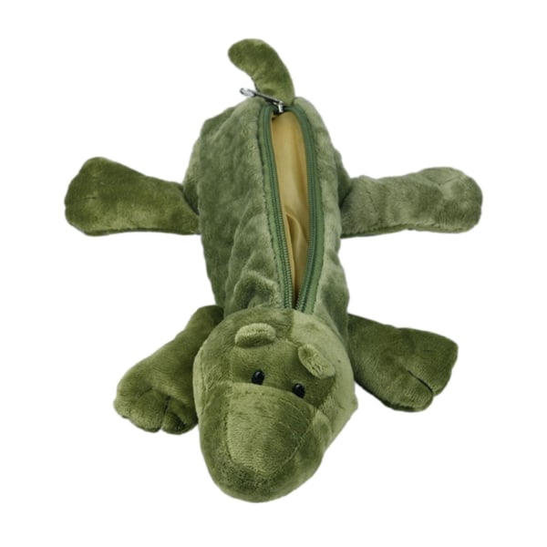 Plys dyrepenalhus Kosmetisk taske Papirartikler Pentaske Nyhed Blyantpose Fyldt dyretaske til kontorbørn Crocodile Length 27cm