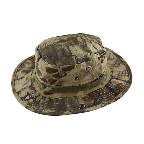 Maastokuvioitu taktinen airsoft-sniper boonie -hattu metsästyshattu kalastus ulkoilu leveälierinen lippis unisex ulkoilu vaelluslippis LGL HLD 60CM
