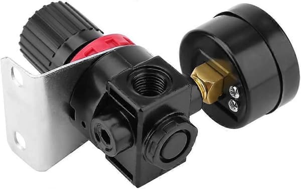 1 stk. lufttryksregulator AR2000 G1/4 luftdrevet kompressor med trykmåler (LGL)