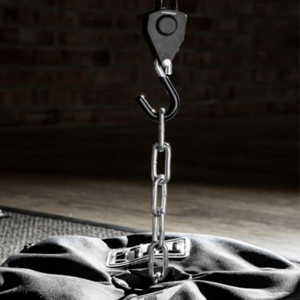 Justerbare Dobbel End Bag Festestropper - 1/8\" - LGL Black 1/8"