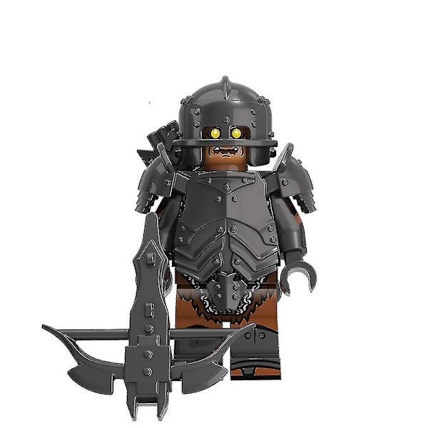 8 st/set The Lord Of The Rings-serien Minifigurer Byggklossar Kit, Warrior Mini Actionfigurer T[GL]