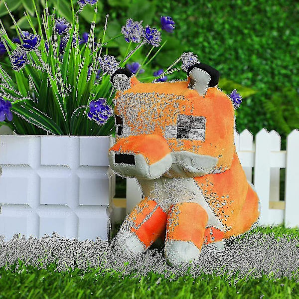 Minecraft pehmolelut söpö sarjakuva pehmolelu pehmeä kettu täytetty pehmo tyyny[GL]