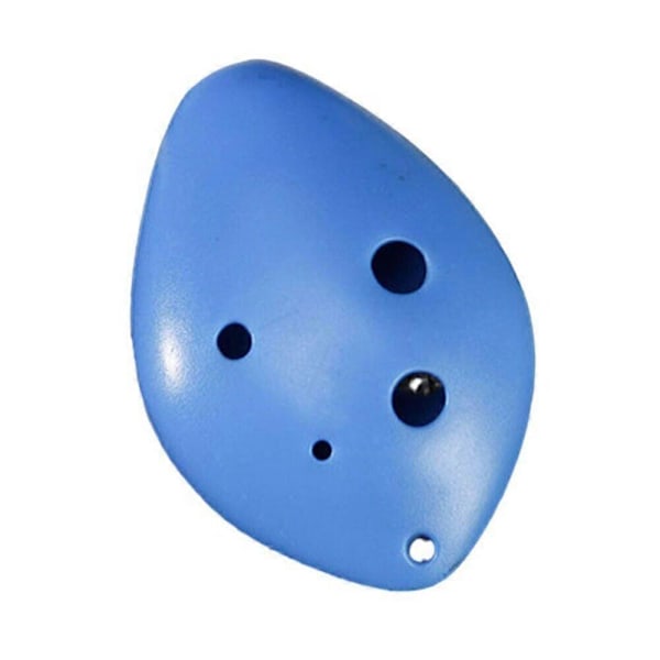 Lekeleke Ocarina Fløyte for Nybegynnere i ABS Plast, 6 Hull, Sopran C-nøkkel LGL Green