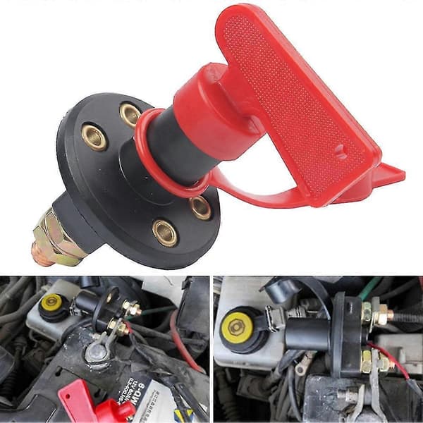 Bil Auto Batteri Isolator Afbryder Strøm Afbryd Sikkerheds Kontakt (LGL) 4 Hole