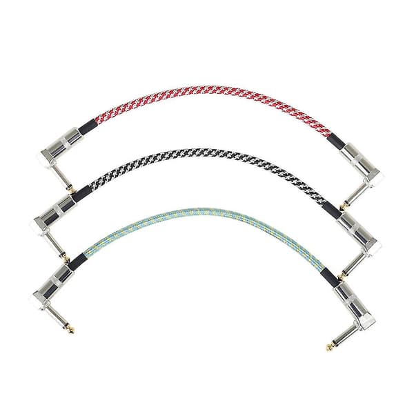 Vinkel Guitar Patch Kabel Stik Professionelle Patch Kabler Til Guitar Pedaler (LGL)