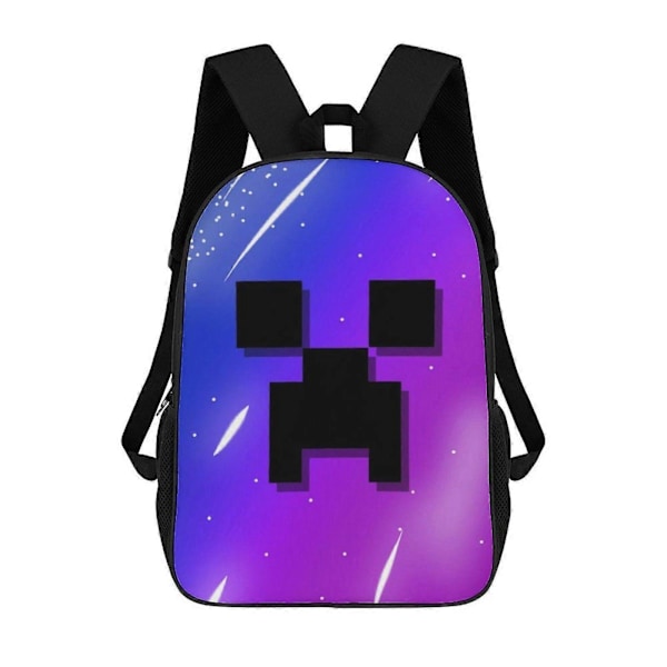 g836 Minecraft Ryggsäck Stor Kapacitet Laptopväska Lättvikt Justerbara Remmar Casual Stor Kapacitet vbv836 LGL