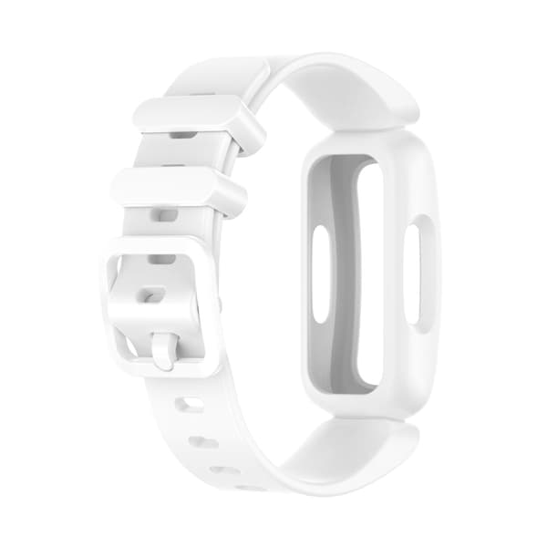 Til Fitbit Inspire 2 Silikone Urrem (LGL) White