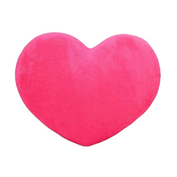 Mjuk Hjärtformad Kudde Romantisk Hjärtformad Prydnadskudde Sovkudde Gosedjur Soffa Säng Dekoration stil 139 LGL Rose Red M